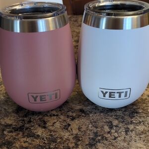 YETI Rose and Snow Wine Tumblers